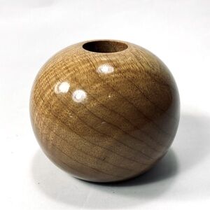 Vintage House Myrtlewood Handmade Wood Turned Oregon Candleholder